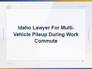 Idaho Lawyer for Multi-Vehicle Pileup During Work Commute